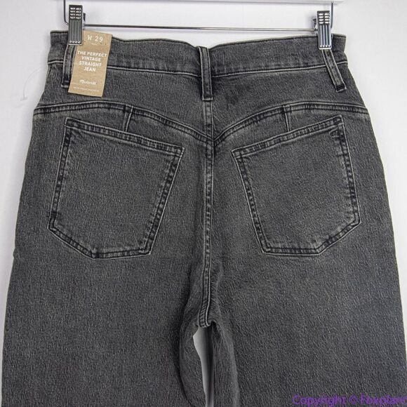 NEW Madewell The Perfect Vintage Straight Jean in Meaford Wash,size 29 - Picture 10 of 16